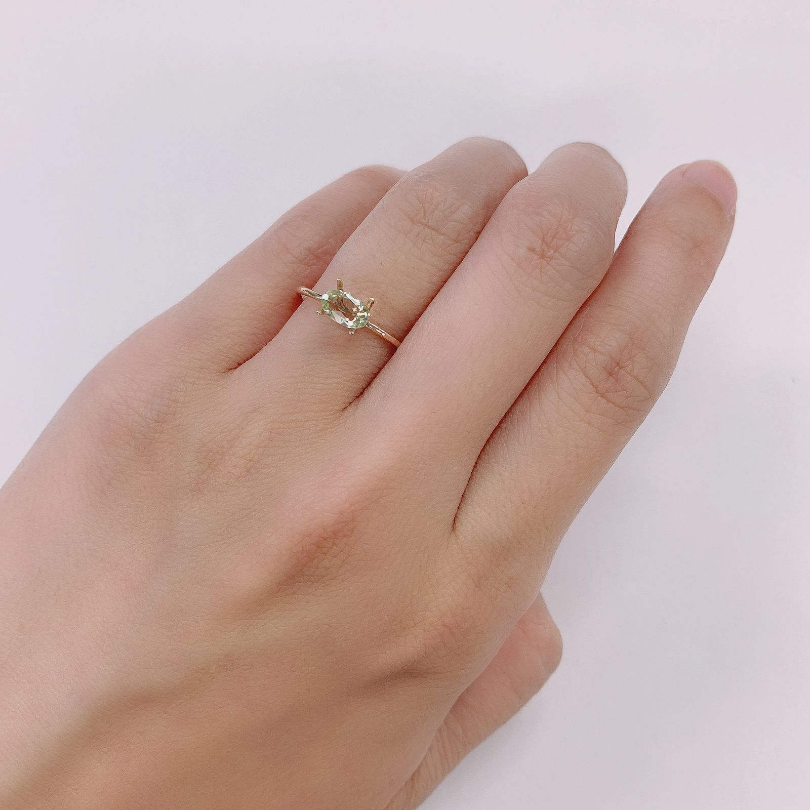シリマナイト(宝石名シリマナイト) インド産 0.55ct 識別済[210810688]6.2×4mm前後