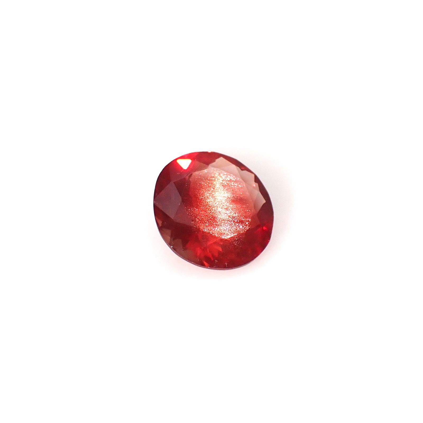 オレゴンサンストーン アメリカ・オレゴン州産 2.14ct [250931155]8.9x8.8mm前後