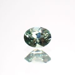 モンタナサファイア(宝石名サファイア)アメリカ・モンタナ州産 0.22ct 識別済[220114636]3.9x2.9mm前後