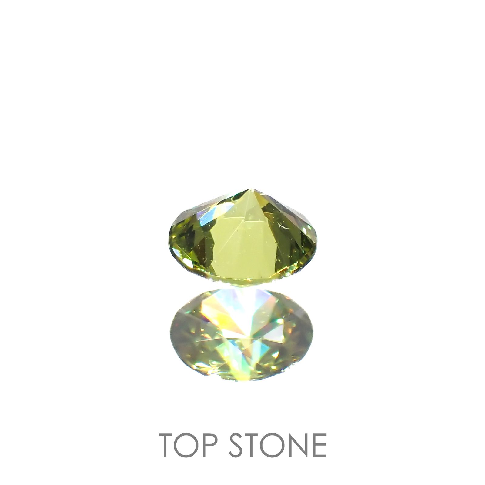 デマントイドガーネット(宝石名デマントイド・ガーネット)ロシア産 0.19ct 識別済[220616523]3.6x3.6mm前後