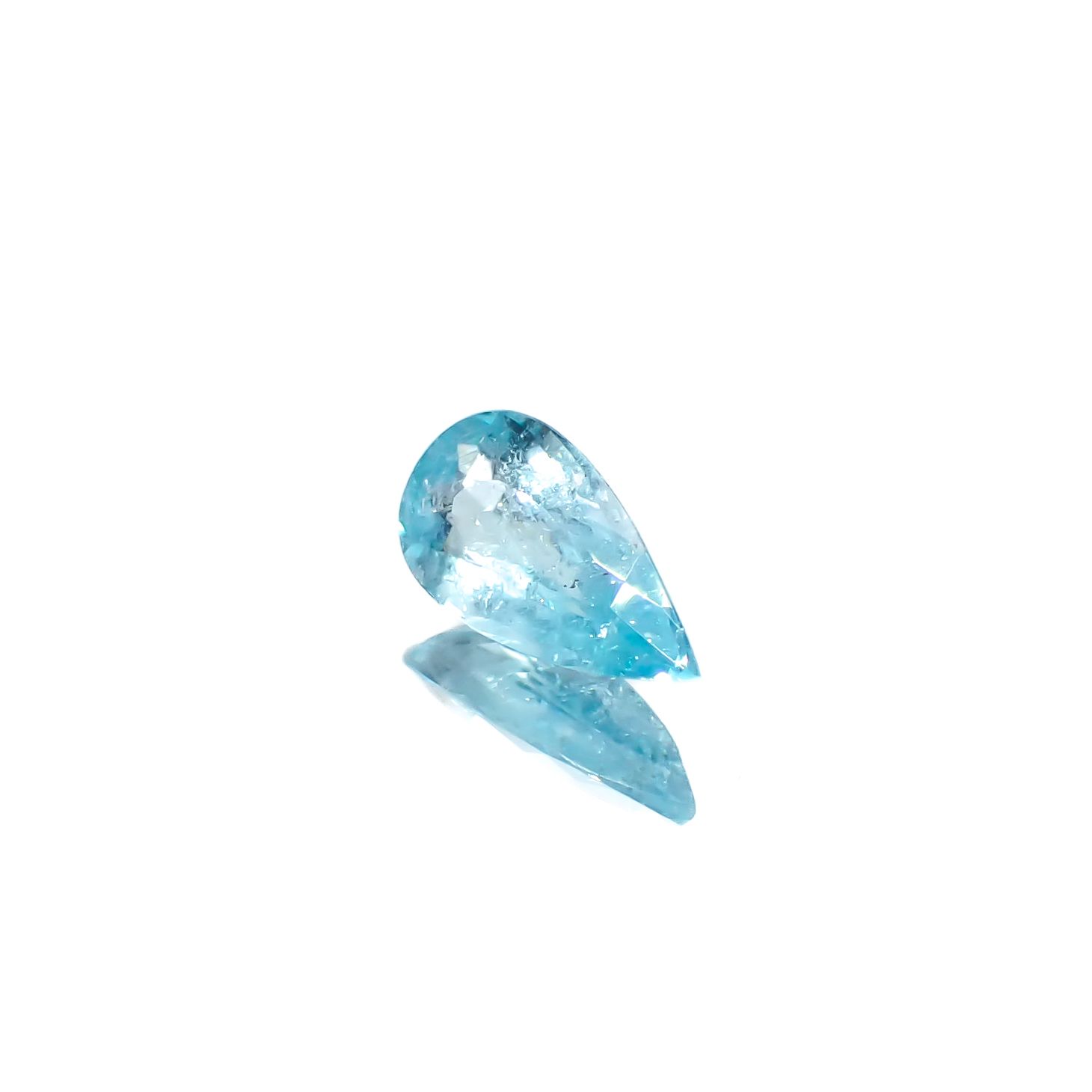 パライバトルマリン ブラジル・パライバ州バターリャ鉱山産 0.35ct[240928755]6.9x3.7mm前後