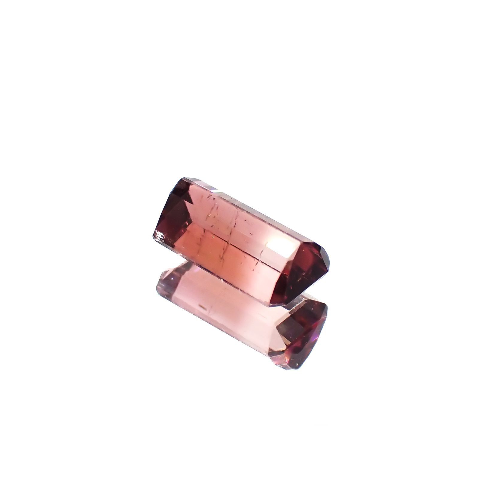 バイカラートルマリン(宝石名トルマリン)アフガニスタン産 1.49ct 識別済[221219558]8.7x4.6mm前後