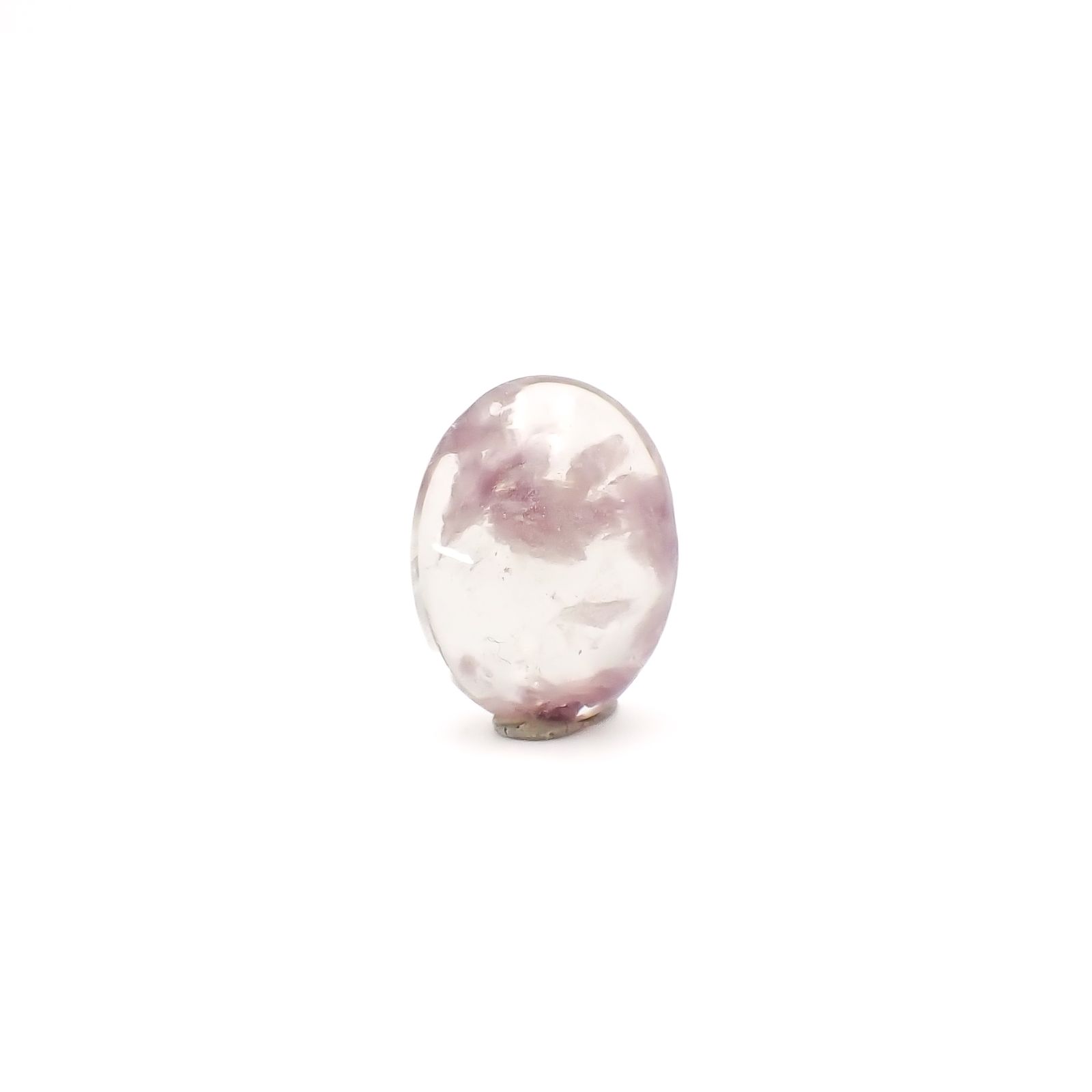 レピドライトインクォーツ ブラジル・ミナスジェライス州産 8.22ct / 16x12.2mm前後 [260331883]
