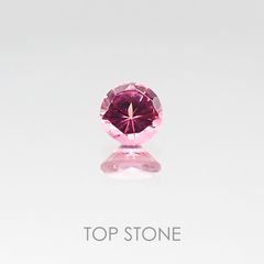 ホットピンクスピネル タンザニア産 ルース 0.16ct[20106030]3.4×3.3mm前後
