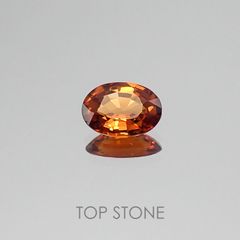 スペサルティンガーネット(宝石名スペサルティン・ガーネット) ナイジェリア産 0.83ct 識別済[20073724]7×5mm前後
