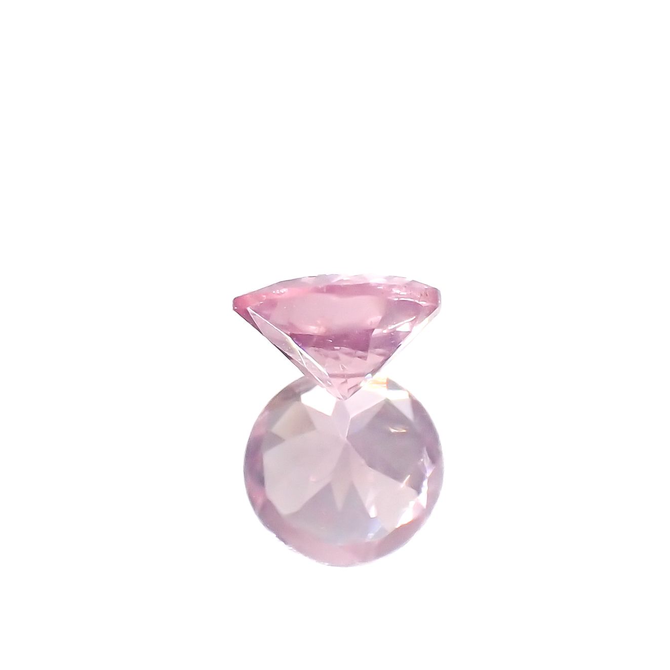 シルキーピンクスピネル タンザニア産 0.41ct[231224957]4.8x4.8mm前後