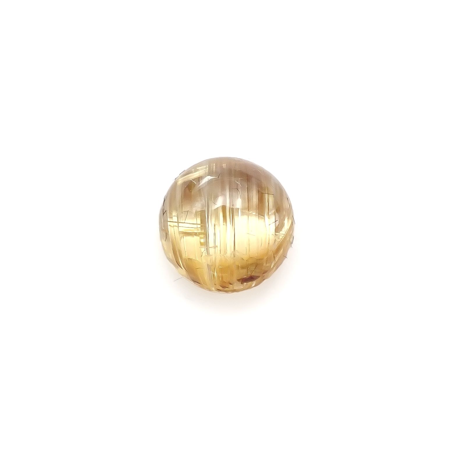 ルチルクオーツ キャッツアイ ブラジル産 1.60ct[240427332]7x7mm前後