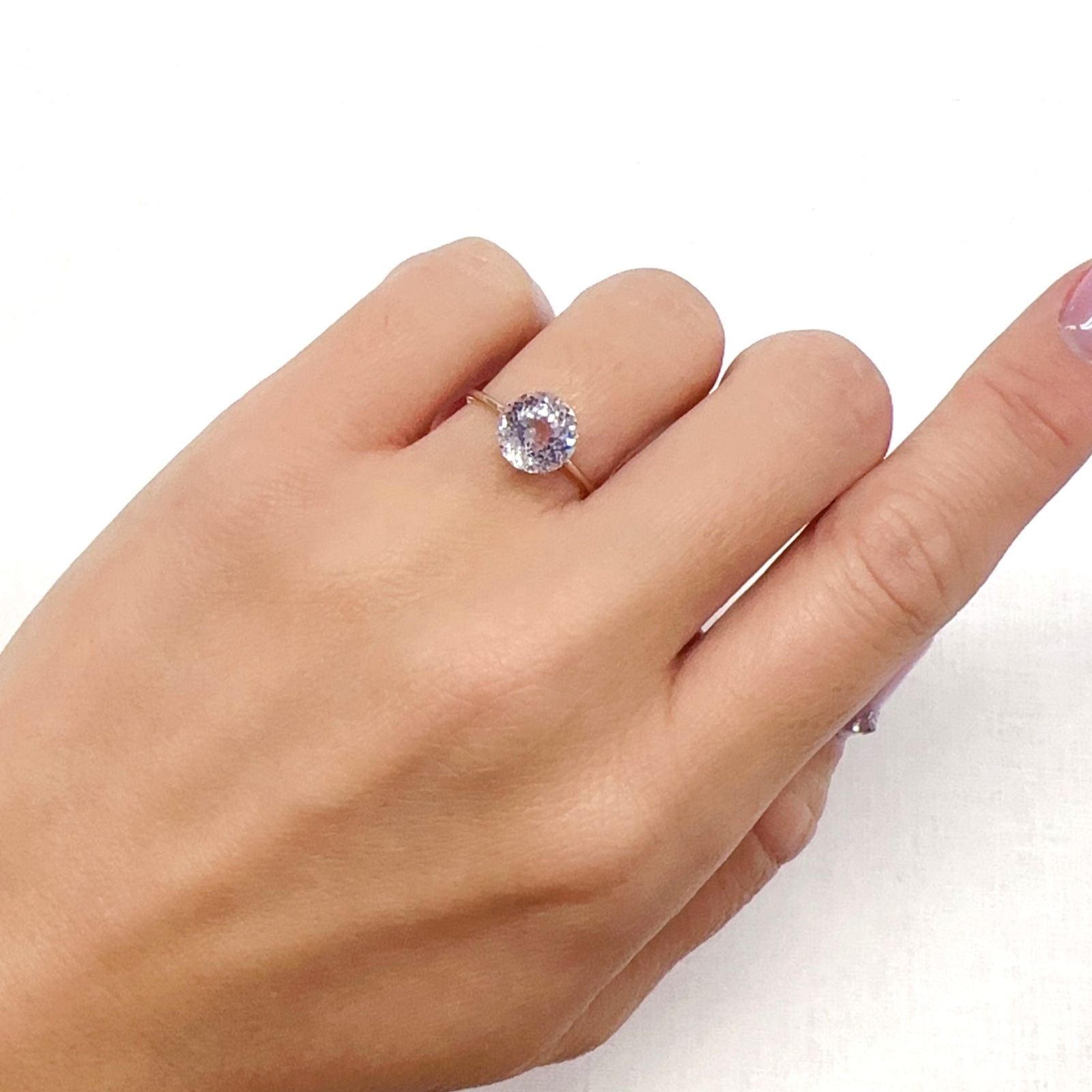 クンツァイト アフガニスタン産 2.59ct [251124352]8.1x8mm前後