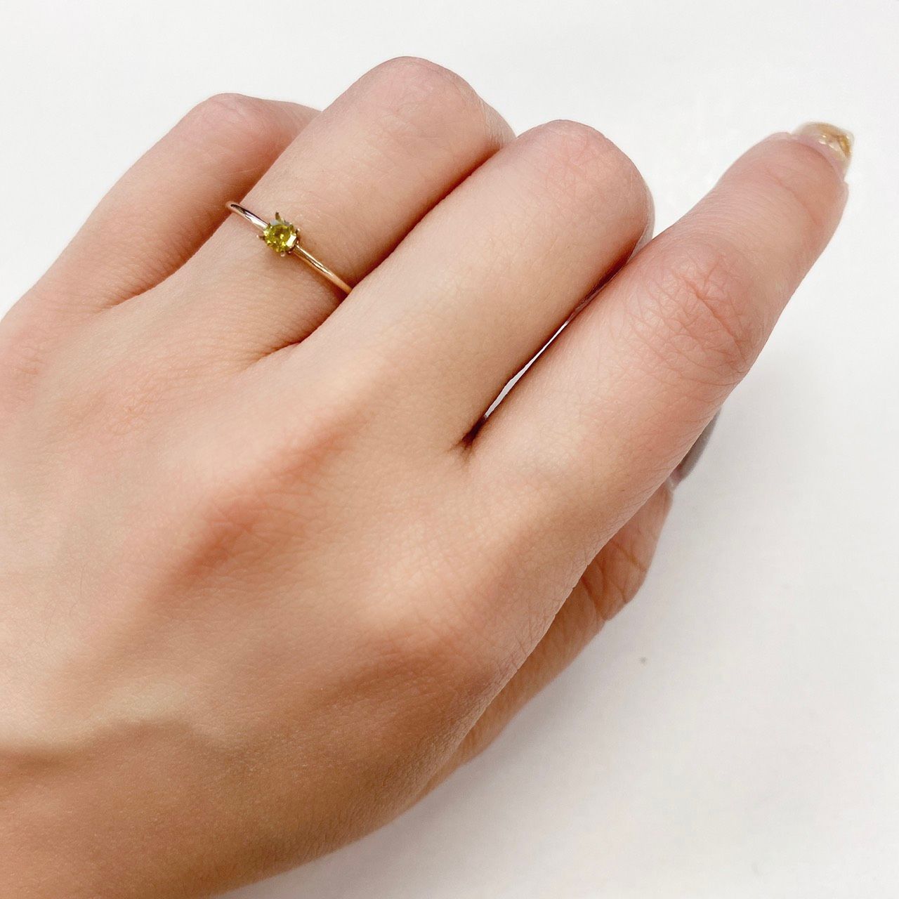 ◇オクタゴンカット◇スフェーン マダガスカル産 ルース 0.12ct[210610961]2.8×2.9mm前後