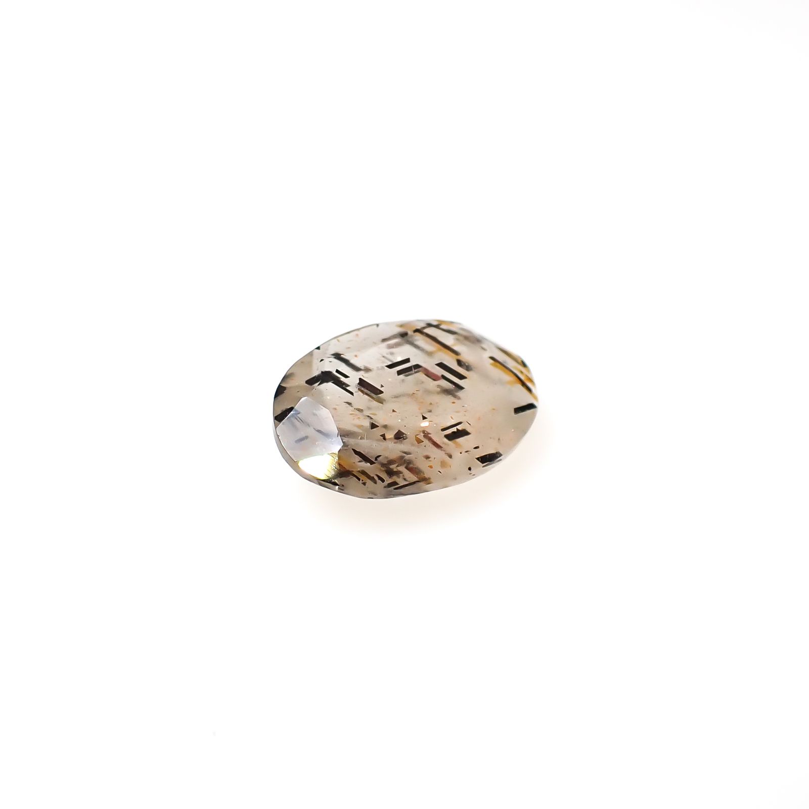 レインボーラティスサンストーン オーストラリア産 1.79ct [250229850]11.1x7.7mm前後