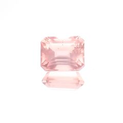 ディープローズクォーツ(宝石名ローズ・クォーツ)モザンビーク産 1.58ct 識別済[230722939]7.6x6mm前後