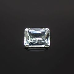 ライムスポジュミン(宝石名スポジュミン)ブラジル産 1.77ct 識別済[250717087]8.4x6.4mm前後