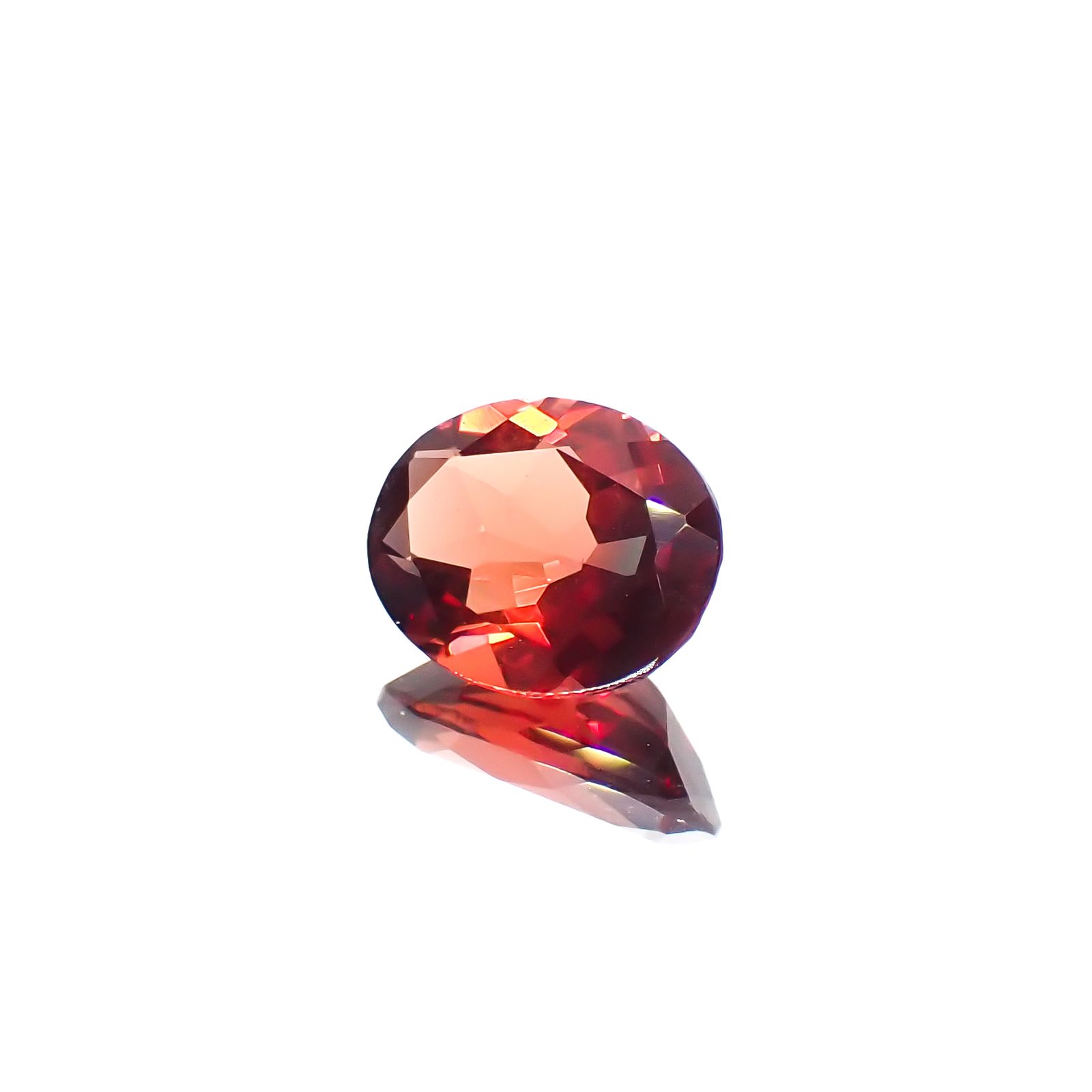 バイカラーアンデシン モンゴル産 1.50ct[231023573]9x7.2mm前後