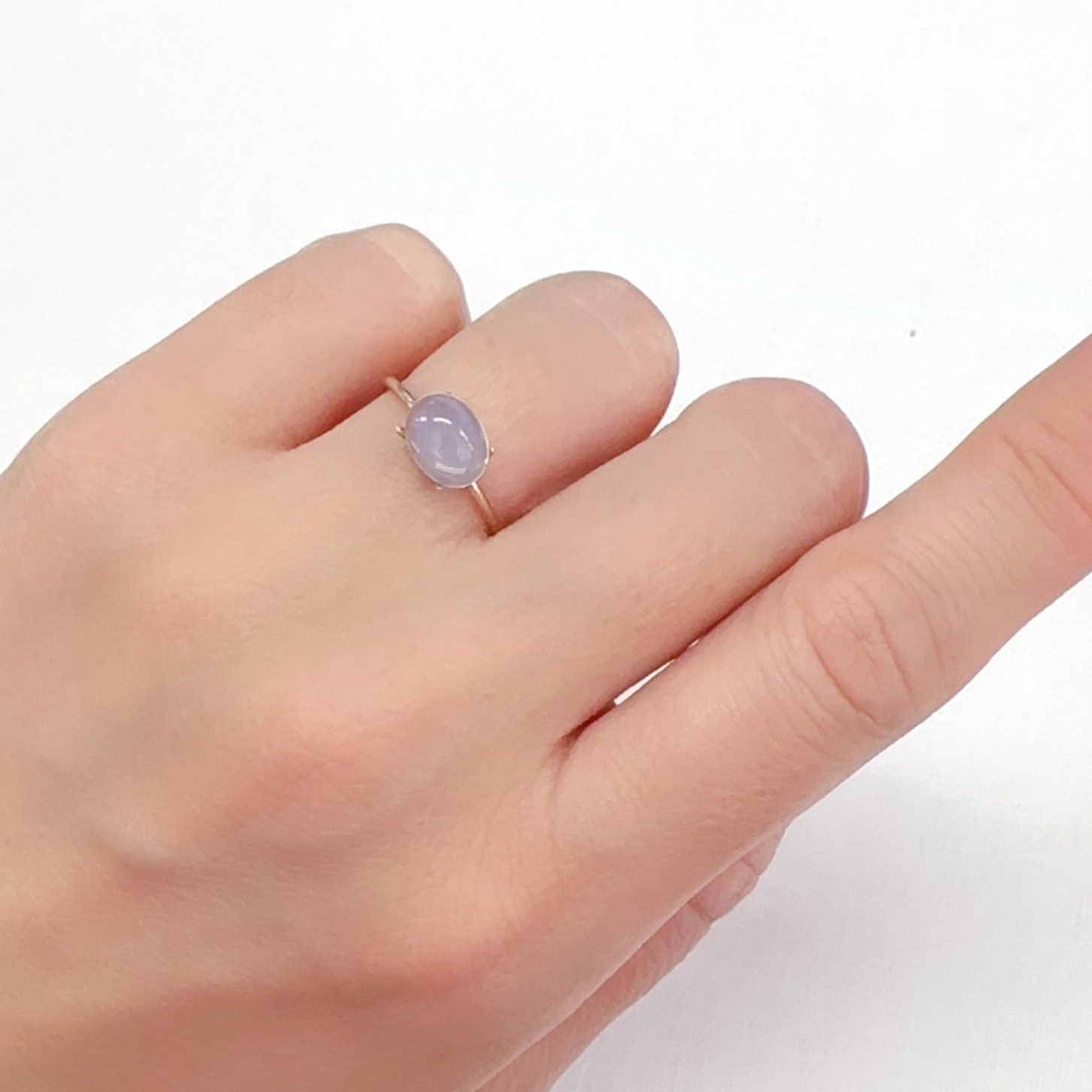 ウォーターオパール メキシコ産 0.98ct[240226228]8.2x6.4mm前後