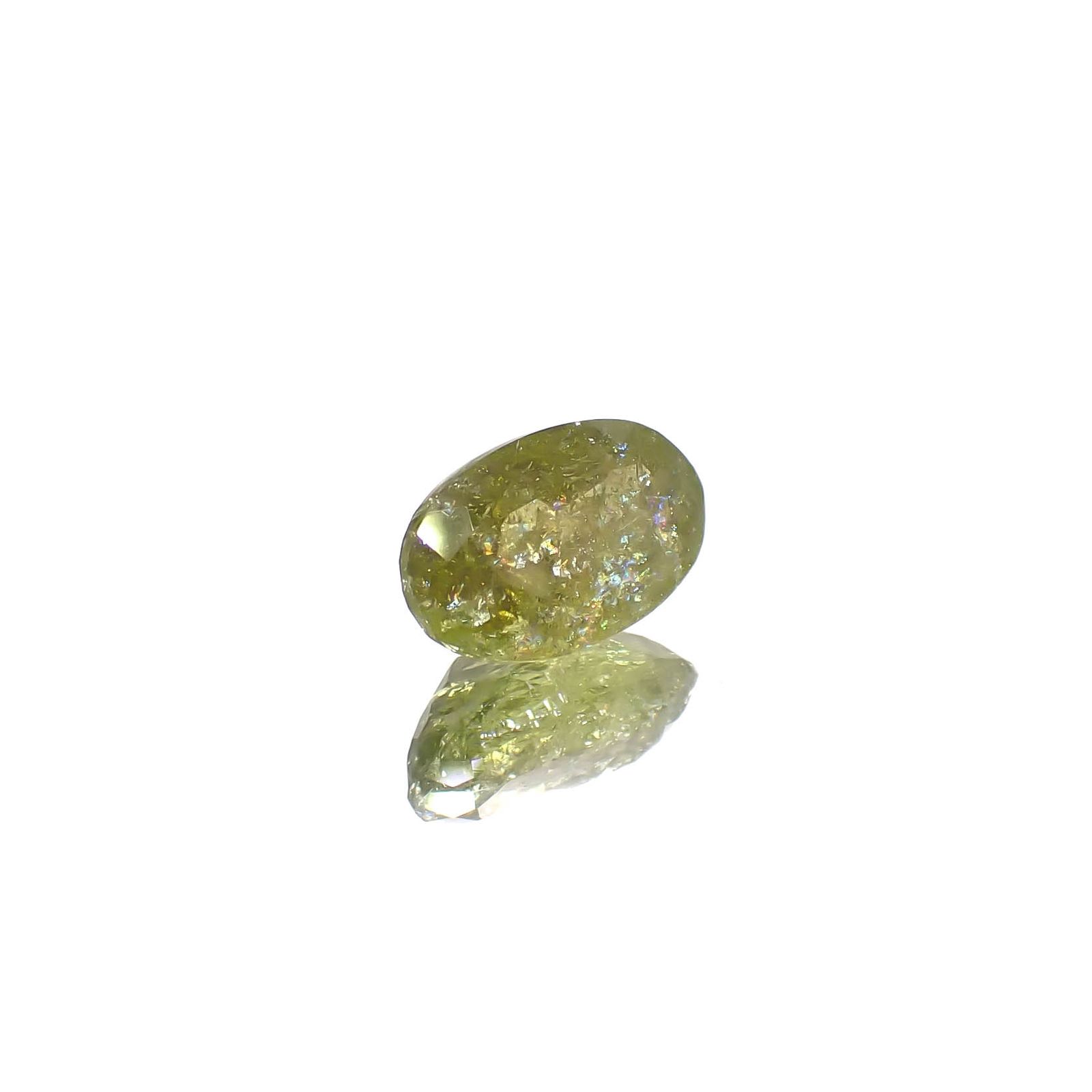 イリデッセンスクロムトルマリン ケニア産 1.66ct[240928935]9.3x5.8mm前後