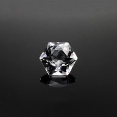 ◇ヘキサゴンカット◇ホワイトトパーズ ブラジル産 1.12ct[221018498]6x6mm前後
