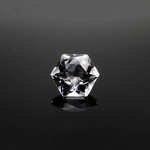 ◇ヘキサゴンカット◇ホワイトトパーズ ブラジル産 1.12ct[221018498]6x6mm前後