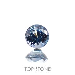 グレイッシュブルースピネル ビルマ産 ルース 0.29ct[210913137]3.9×3.9mm前後