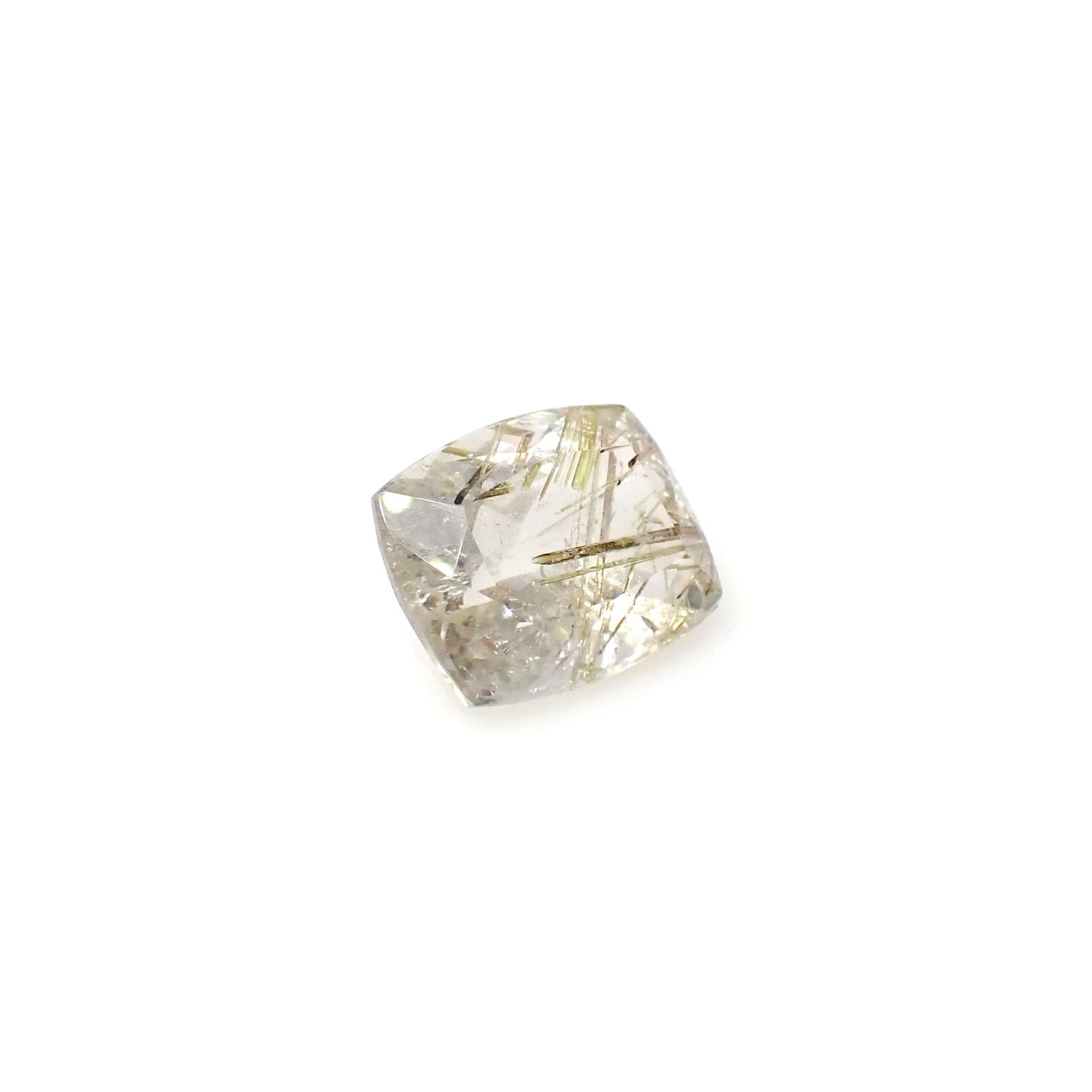 エピドートインクォーツ ブラジル産 4.49ct [240427295]11.6x9.2mm前後