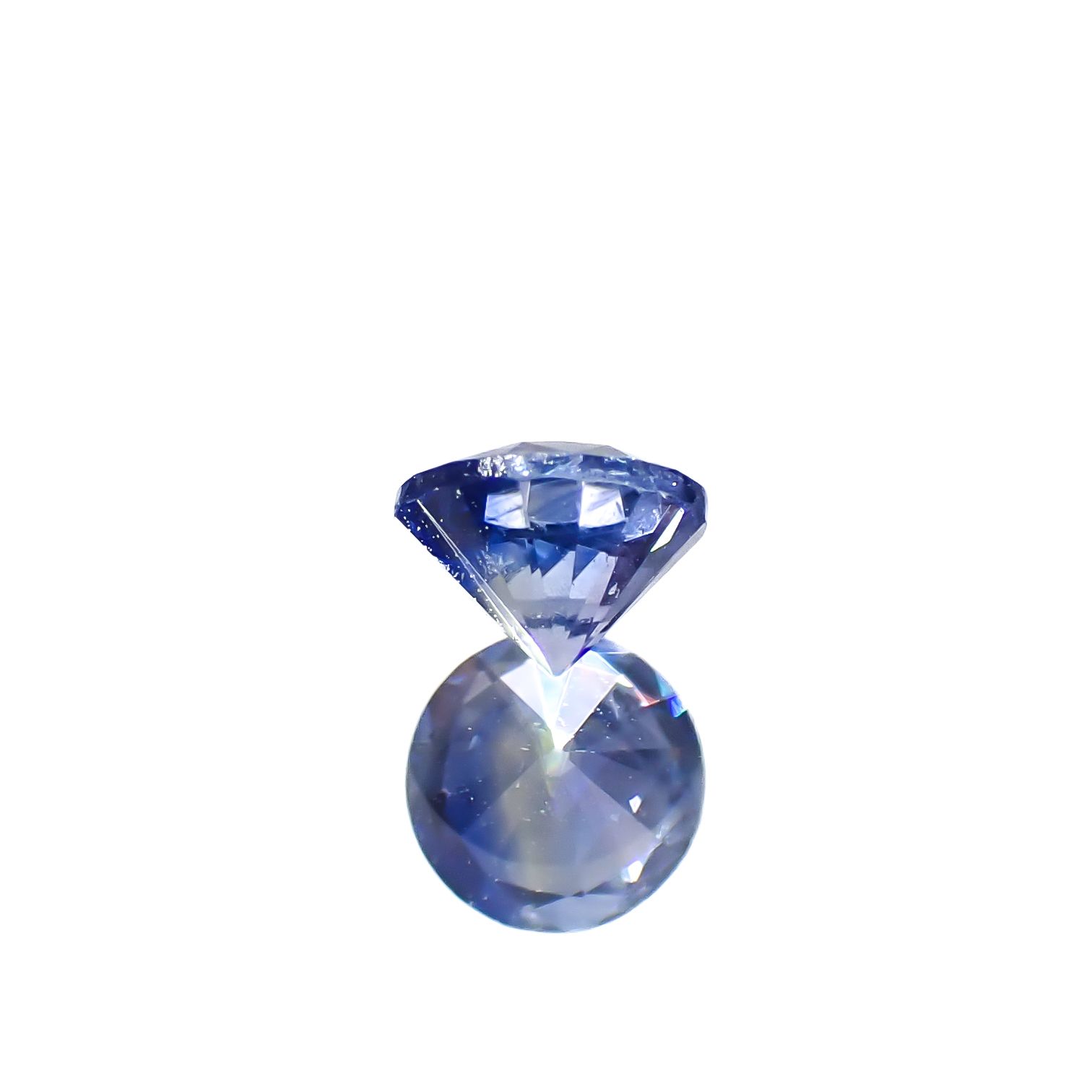 アイスブルーサファイア スリランカ産 0.26ct[240828659]3.7x3.7mm前後