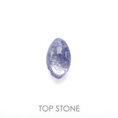 デュモルチェライトインクォーツ ブラジル産 4.31ct[220717161]13.4x8.1mm前後