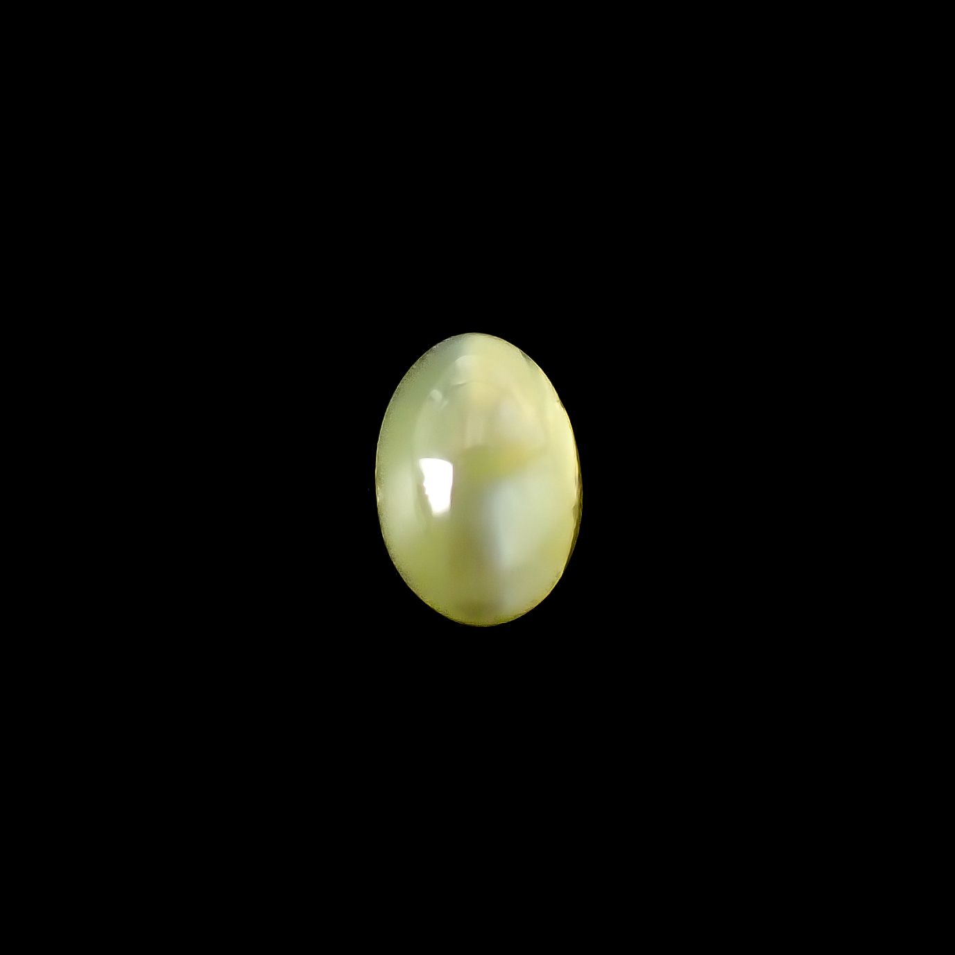 クリソベリルキャッツアイ スリランカ産 1.36ct[240226114]6.5x4.4mm前後