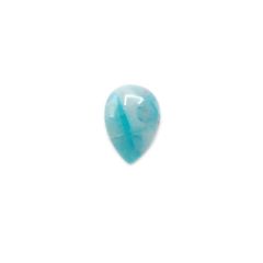 パライバトルマリンインクォーツ(宝石名トルマリンインクォーツ/別名パライバ・トルマリンインクォーツ) ブラジル産 2.179ct ソ付(宝貴協)[210510814]12.9×9.0mm前後