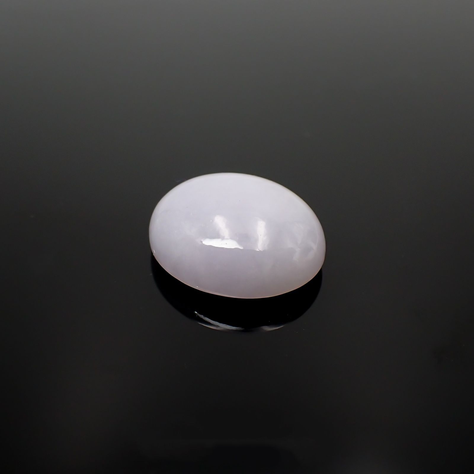 ラベンダー翡翠 ビルマ産 9.22ct[221219374]14.2x12.1mm前後