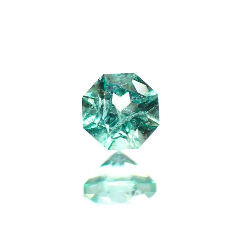 ◇オクタゴンカット◇エメラルド(宝石名エメラルド)ザンビア産 0.15ct 識別済[231224397]3.1x3.1mm前後