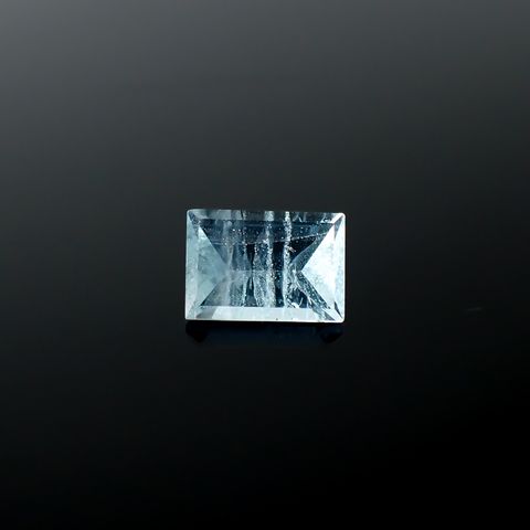 ◇ミラーカット◇アクアマリン モザンビーク産 1.76ct[240226103]9x6.4mm前後