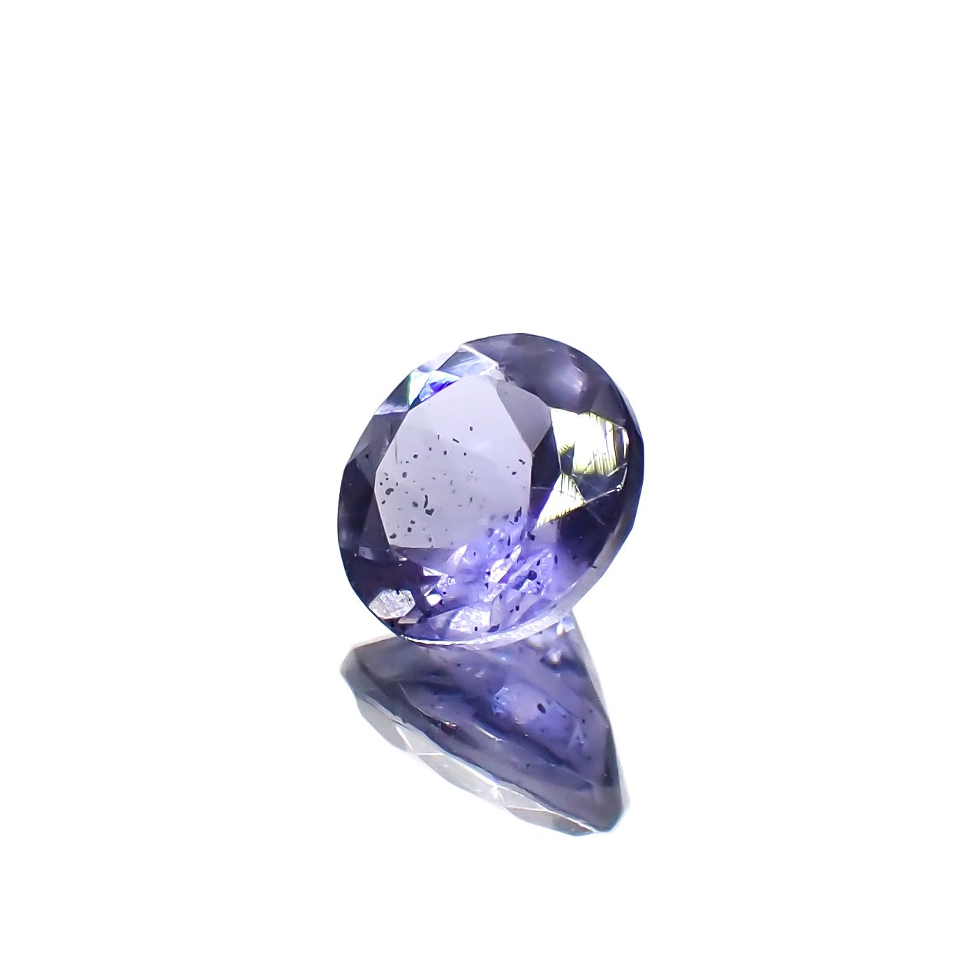 アイオライトサンストーン インド/ブラジル産 0.67ct[230923332]6x5.9mm前後