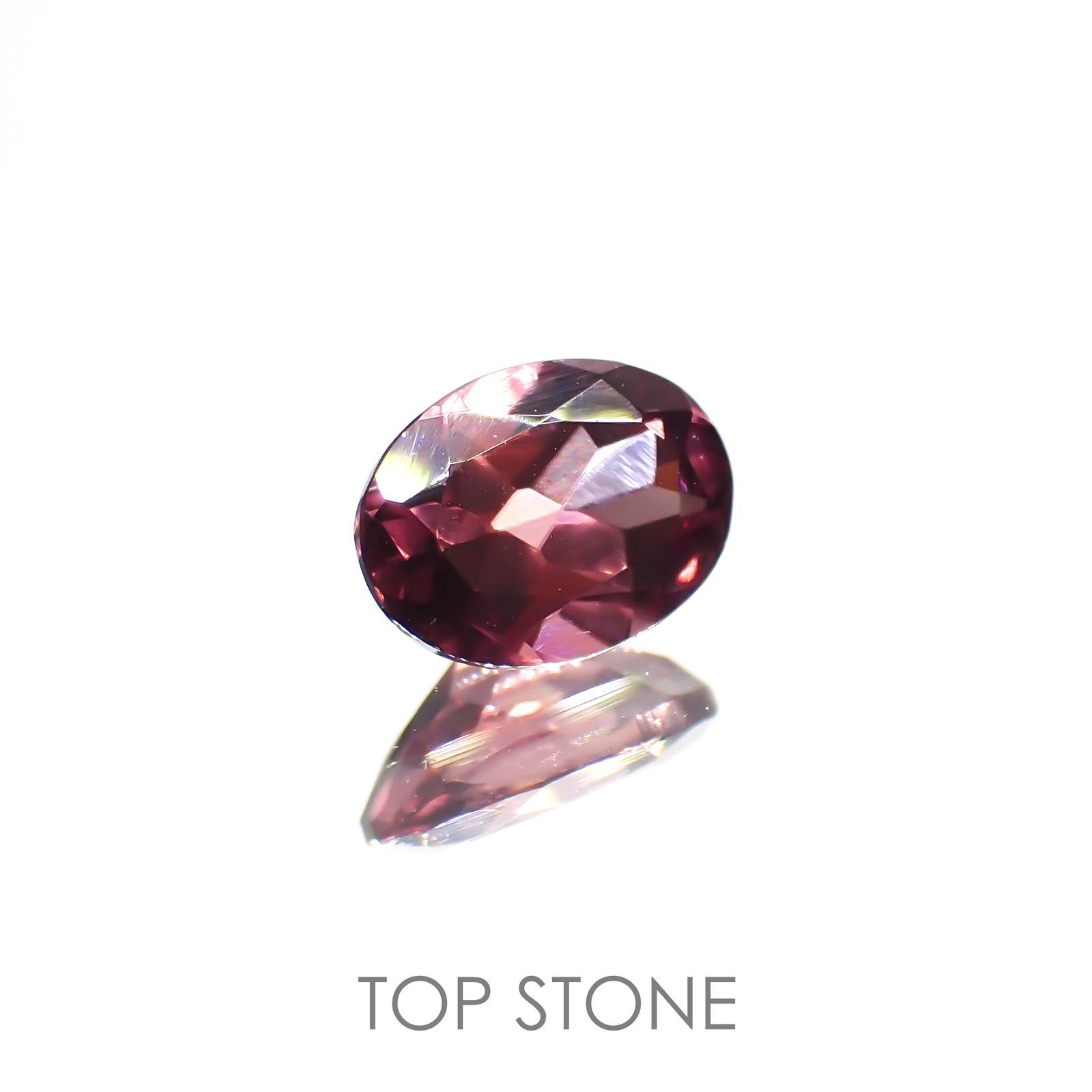 ピンクジルコン(宝石名ジルコン) スリランカ/カンボジア産 1.11ct 識別済[21069801]7×5mm前後