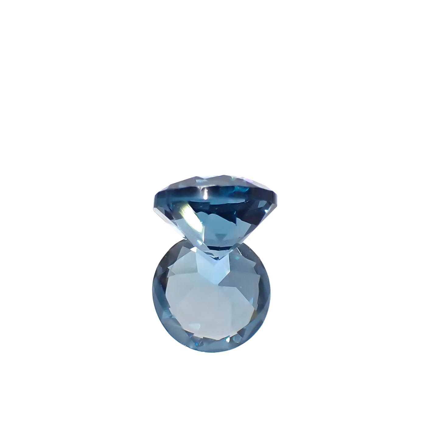 ロンドンブルートパーズ ブラジル産 0.99ct[240326785]6x6mm前後 | TOP