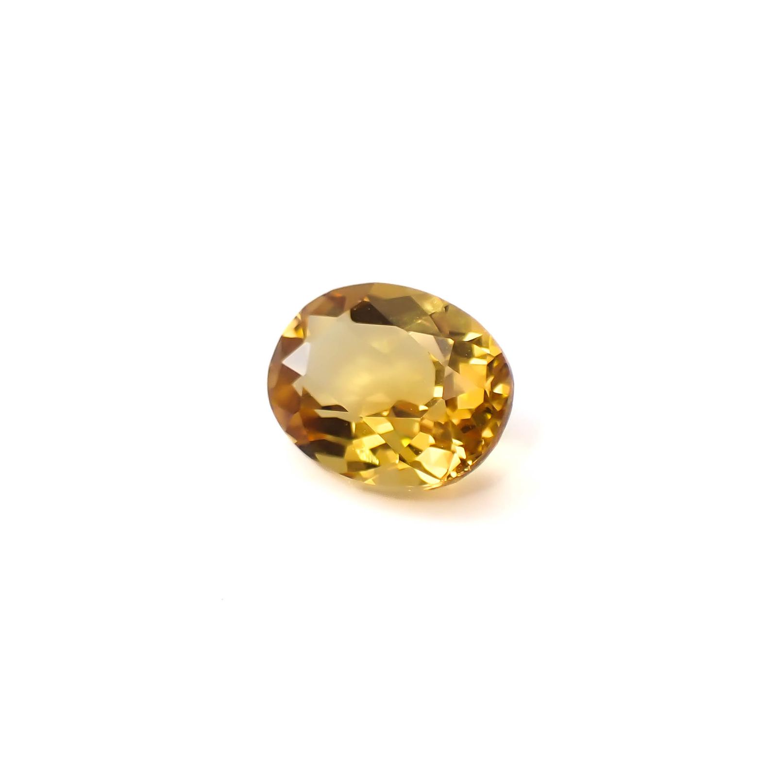 ゴールデンベリル(宝石名ゴールデン・ベリル)ブラジル産 1.13ct 識別済[250330162]8x6.1mm前後