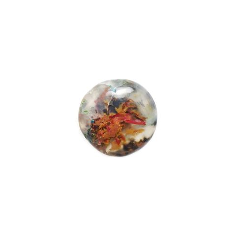 コッパークリソコラインカルセドニー インドネシア産 16.25ct / 17.9x17.7mm前後 [240125547]