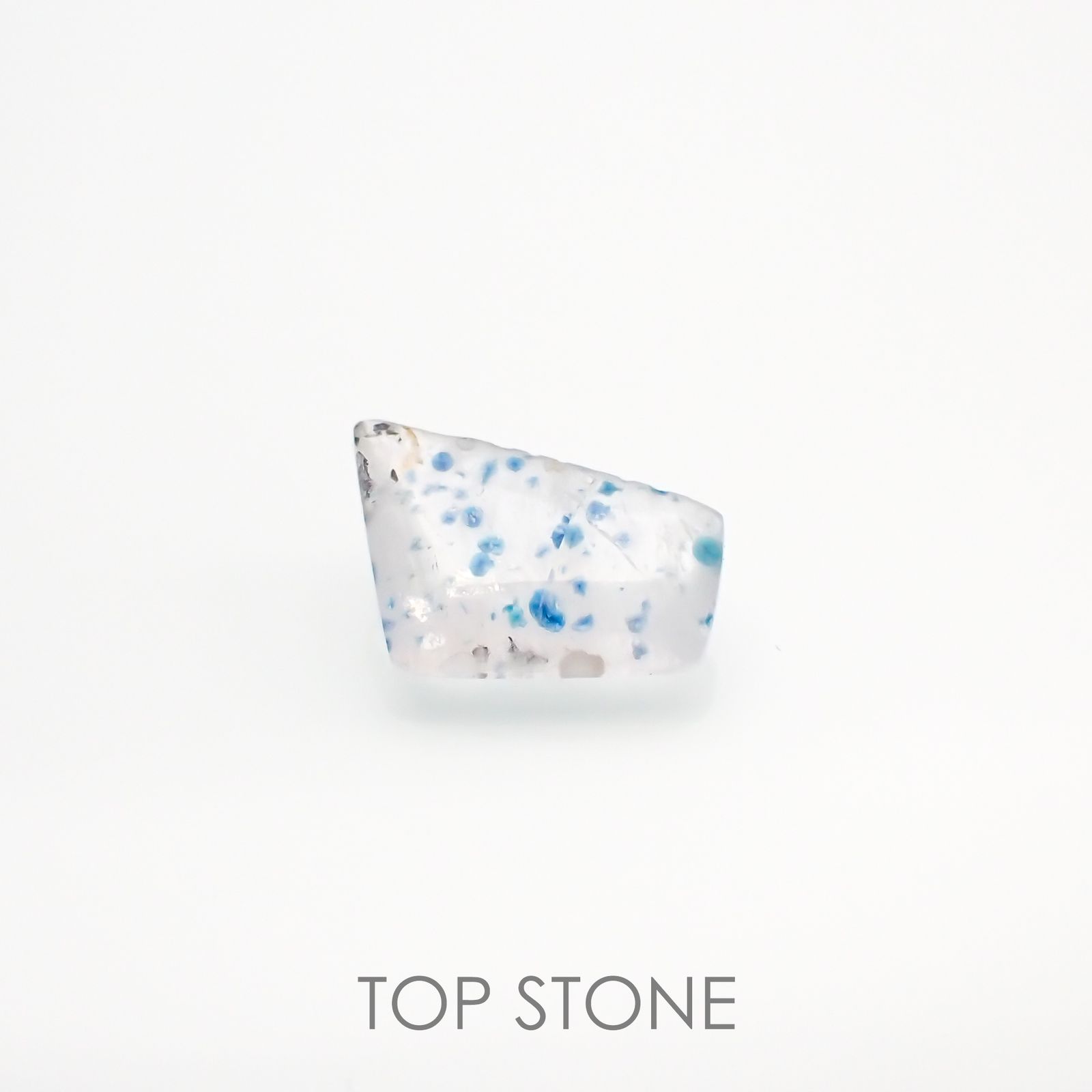 ◇バフカット◇パライバクォーツ ブラジル産 1.31ct[220115031]9.5x6.7mm前後