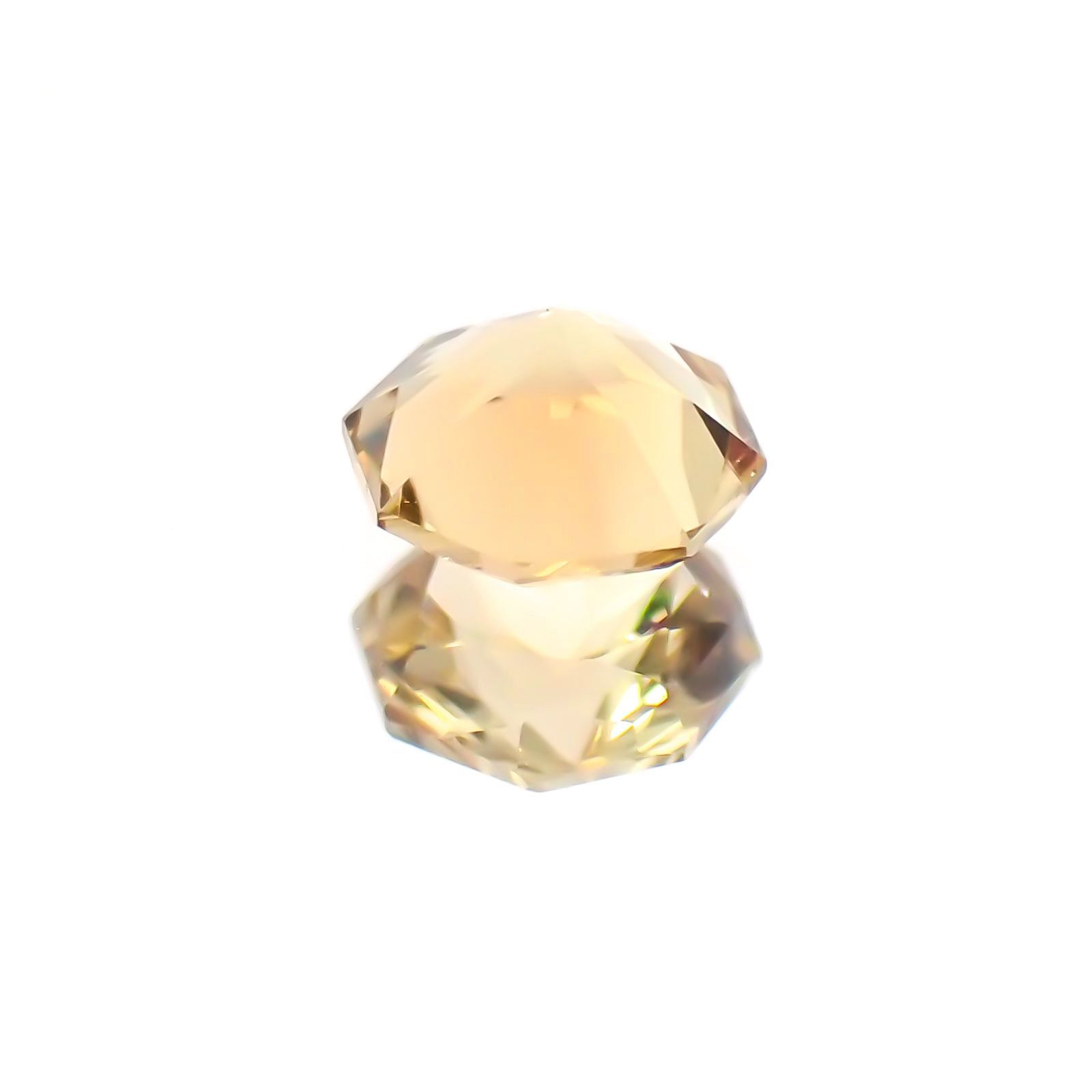 ◇オクタゴンカット◇イエロートルマリン SA(宝石名トルマリン)ブラジル/アフリカ産 0.25ct 識別済[231124216]4x4mm前後