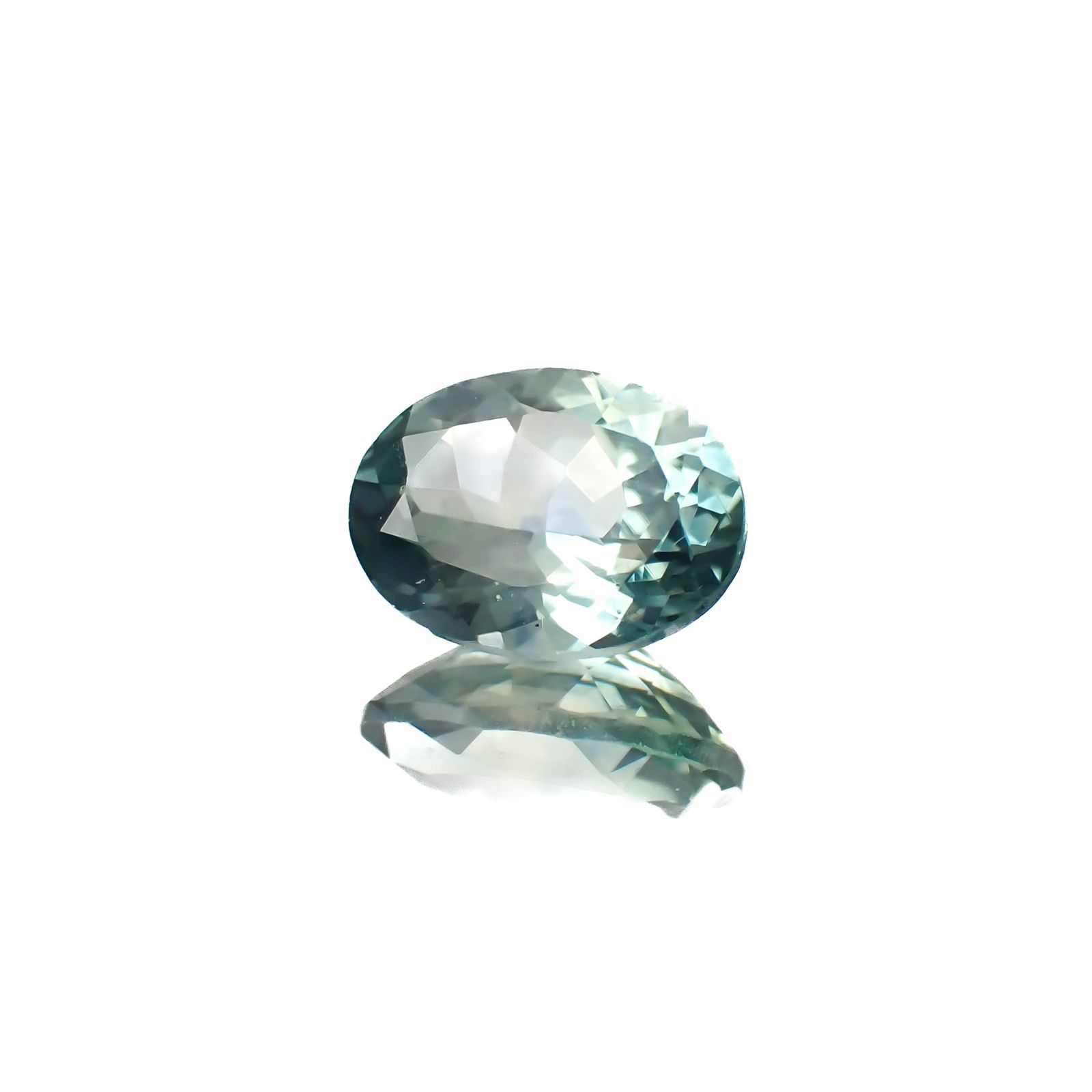 モンタナサファイア(宝石名サファイア)アメリカ・モンタナ州産 1.01ct 識別済[221018889]7x5.1mm前後