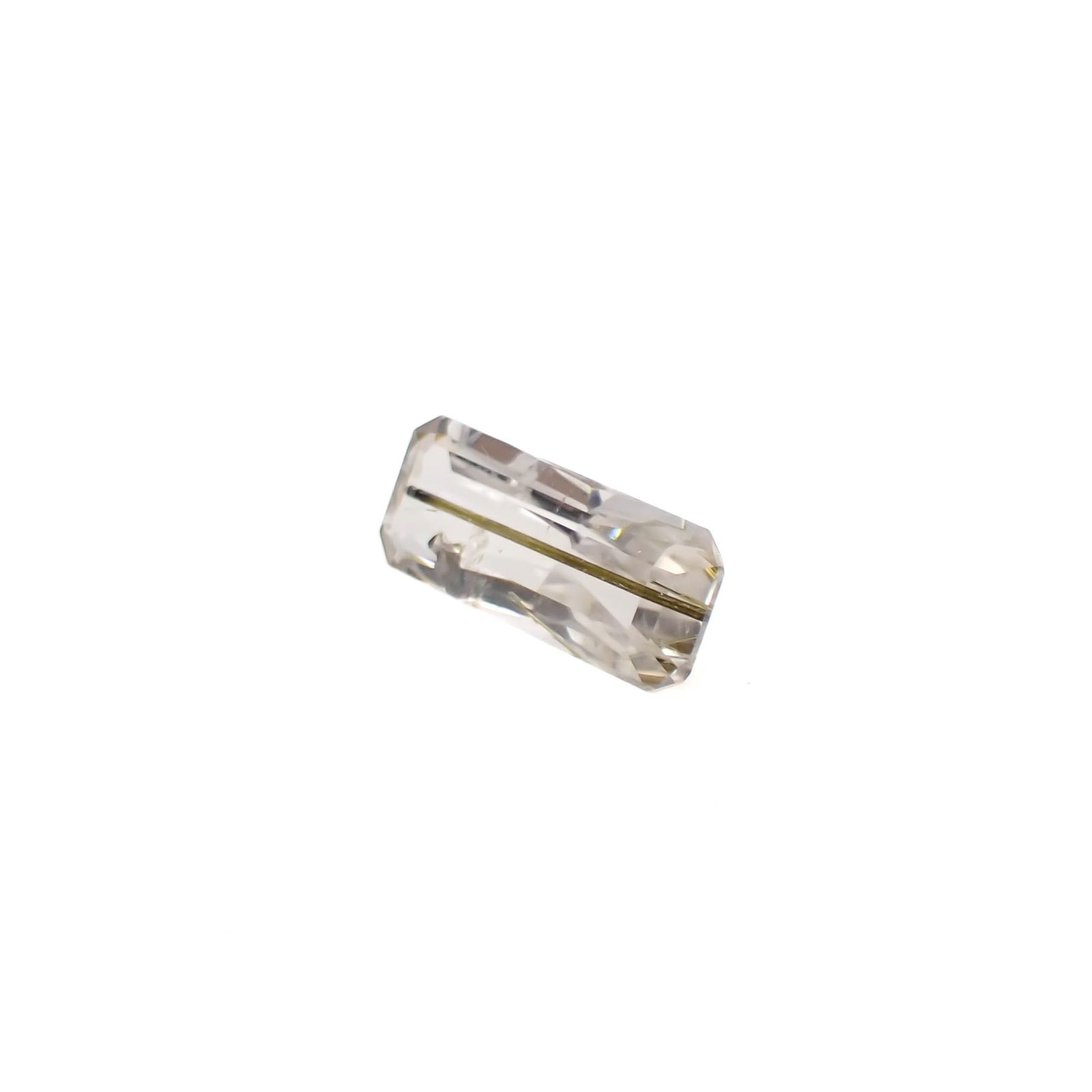 エピドートインクォーツ ブラジル産 4.82ct[240728461]16.6x7.1mm前後