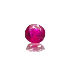 ルビー 非加熱(宝石名ルビー) ミャンマー産 GIA鑑付 1.05ct / 6.1x5.8mm前後 [20073768]