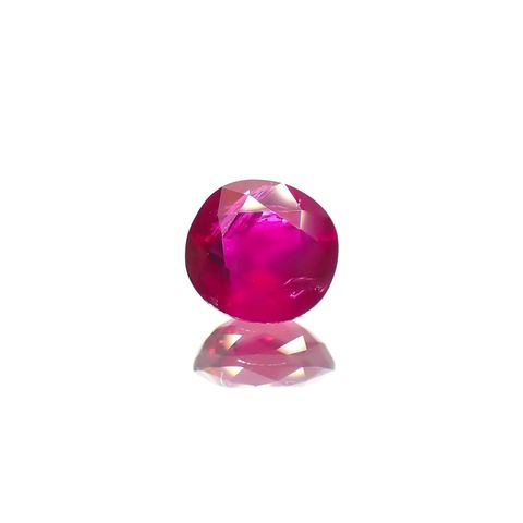 ルビー 非加熱(宝石名ルビー) ミャンマー産 GIA鑑付 1.05ct / 6.1x5.8mm前後 [20073768]