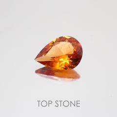 マンダリンガーネット ケニア産 ルース 1.38ct[21019447]8.7×6.4mm前後