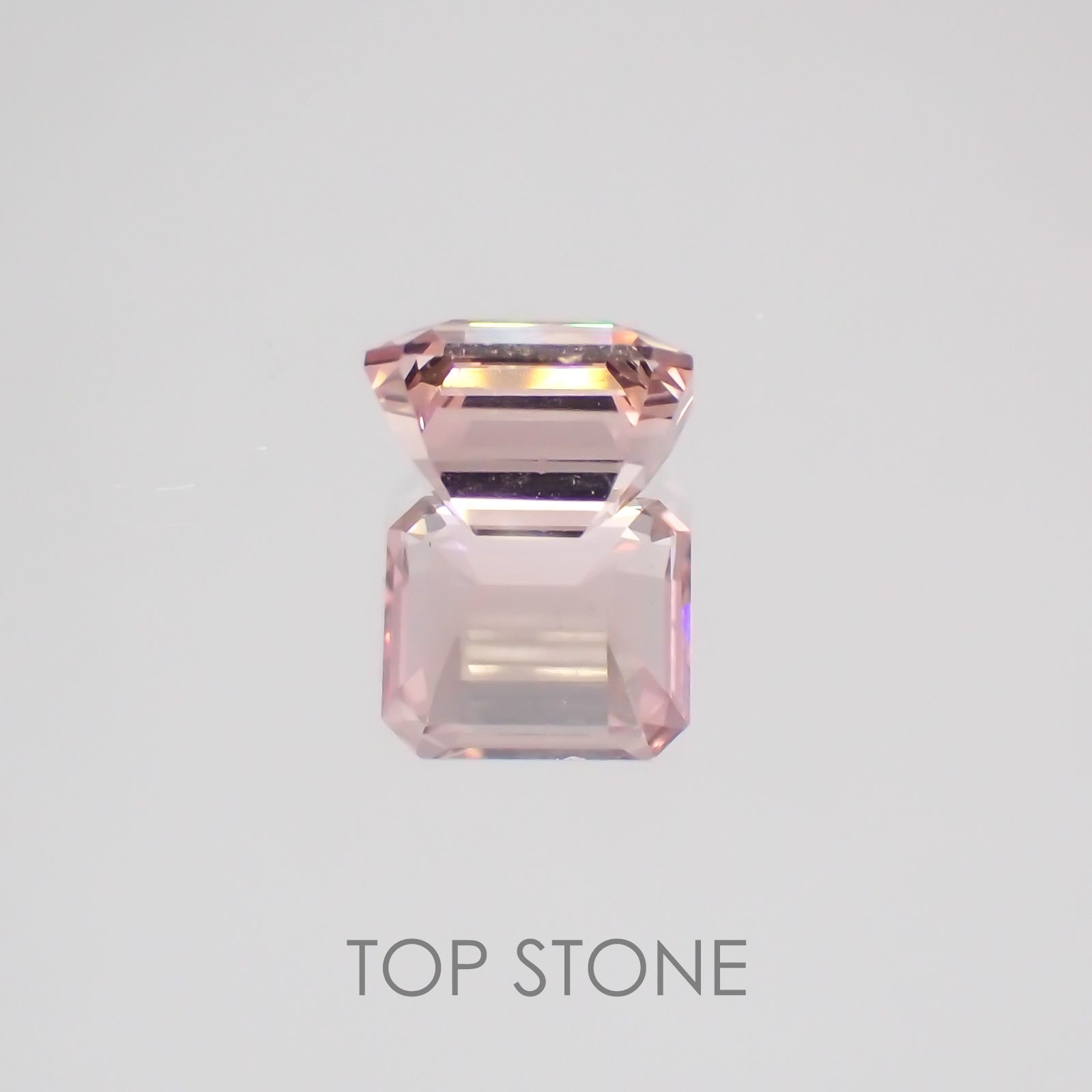 ピンクトルマリン パパラチャカラー(宝石名ピンク・トルマリン) ルワンダ産 1.507ct ソ付(彩珠)[21039971]6.8×6mm前後