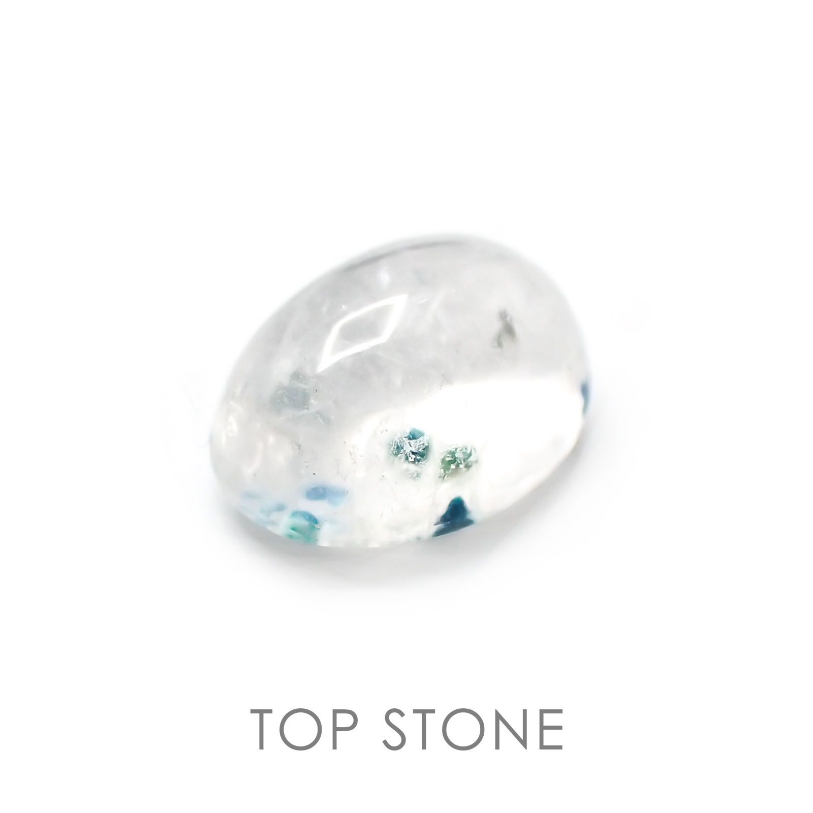 パライバクォーツ ブラジル産 ルース 0.85ct[20128478]6.8×5mm前後