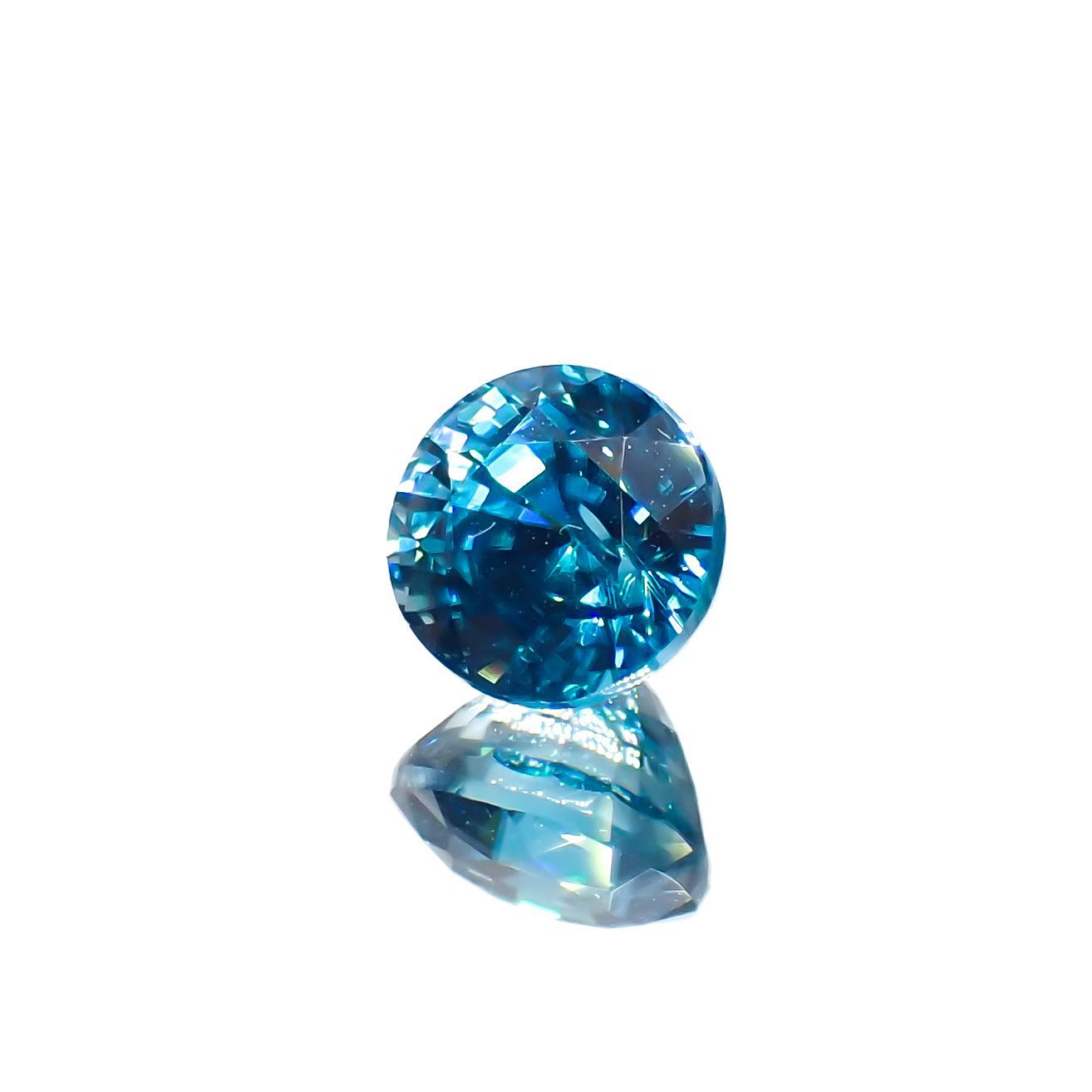 ラタナキリブルージルコン カンボジア産 1.59ct[220917931]5.8x5.7mm前後