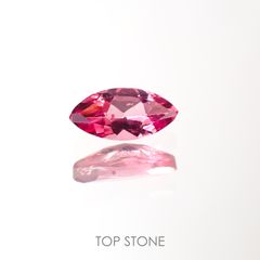 ホットピンクスピネル(宝石名ピンク・スピネル)タンザニア産 0.29ct 識別済[220113911]6.2x3.2mm前後