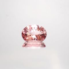 モルガナイト(宝石名モルガナイト)ナイジェリア産 9.465ct ソ付(彩珠)[220114248]16.4x12.3mm前後