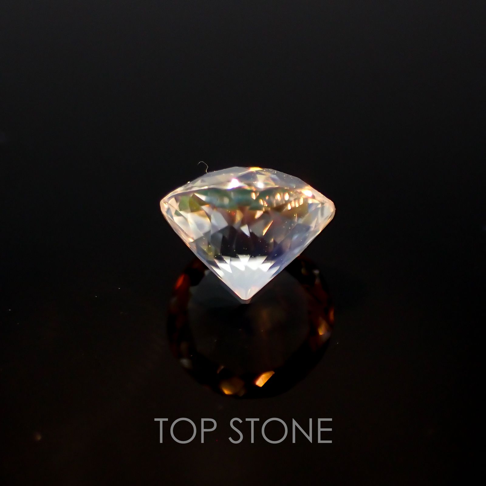 レインボームーンストーン(アンデシンラブラドライト) マダガスカル産 ルース 0.77ct[210310256]6×6mm前後