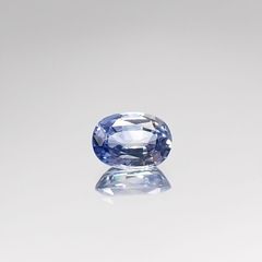 アイスブルーサファイア スリランカ・マダガスカル産 ルース 0.44ct[210711173]5.2×3.7mm前後