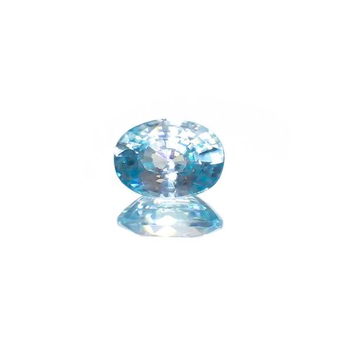 バイカラーブルージルコン カンボジア産 2.07ct[221018644]8.1x6mm前後
